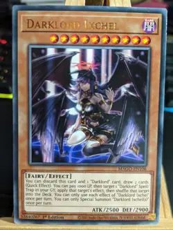 Darklord Ixchel MAGO-EN106 Gold Rare LP/NM Yugioh Cards - Image 1