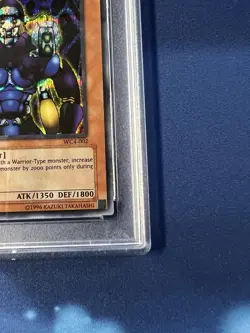 Yu-Gi-Oh Kinetic Soldier WC4-002 PSA 8 Prismatic Secret Rare - Image 2