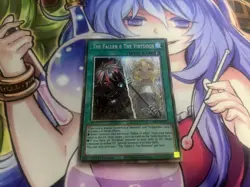 THE FALLEN & THE VIRTUOUS STARLIGHT RARE CH01-EN019 LIGHT PLAY YUGIOH - Image 1