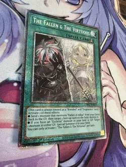 THE FALLEN & THE VIRTUOUS STARLIGHT RARE CH01-EN019 LIGHT PLAY YUGIOH - Image 2