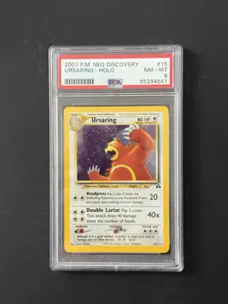 Ursaring Holo - 15/75 - Neo Discovery Vintage WOTC Pokemon Card - PSA 8 - Image 1