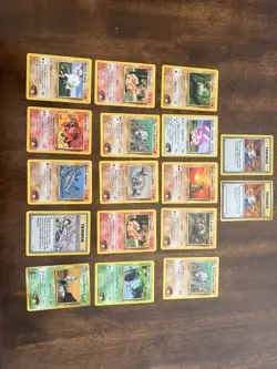Brock's Pokemon TCG Gym Heroes Card Lot -17- - Image 1