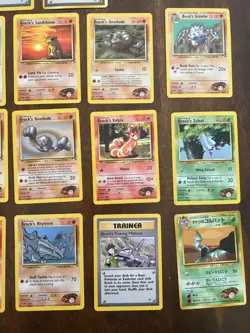 Brock's Pokemon TCG Gym Heroes Card Lot -17- - Image 3
