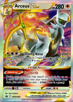 Arceus VSTAR Promo SWSH: Sword & Shield Promo Cards SWSH307 NM - Image 1
