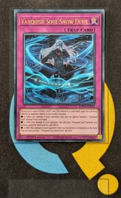 MP24-EN245 Vanquish Soul Snow Devil Ultra Rare 1st Edition YuGiOh Card - Image 1