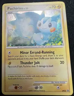 Pachirisu Promo DP04 Holo Diamond & Pearl Pokemon Card - LP - Image 3