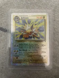 2002 Jolteon Pokemon Card. In Excellent Condition. Great For A Collection! - Image 1