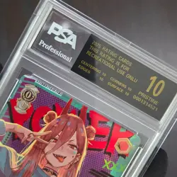 Chainsaw Man POWER #Pochita Waifu GOLD SIGNATURE Holo Foil ACG Card Slab SB30 - Image 5