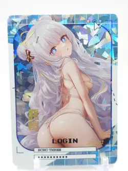 Hmph Hum 3 - Anime Waifu ZR Trading Card - Image 1