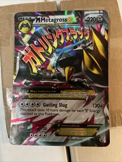 M Metagross EX XY35 Jumbo Cards Holo - Image 2