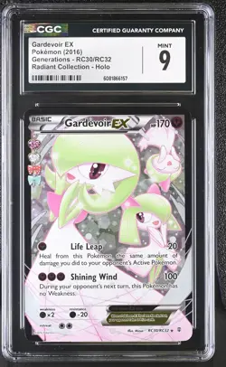 CGC 9 Gardevoir EX Generations RC30/RC32 Radiant Collection Holo Pokemon Card - Image 1