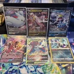Pokemon Card V Lot Togekiss Duraludon Crabominable Mawile Samurott Sneasler - Image 1