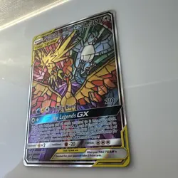 Pokemon TCG Moltres Zapdos Articuno GX SM210 Hidden Fate Promo Card - Image 3