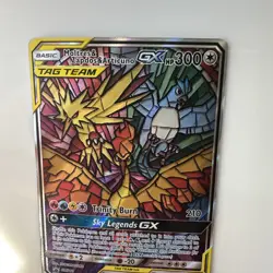 Pokemon TCG Moltres Zapdos Articuno GX SM210 Hidden Fate Promo Card - Image 5