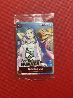 Nefeltari Vivi ST01-009 Promo Pre Release Winner English Sealed One Piece Card - Image 1