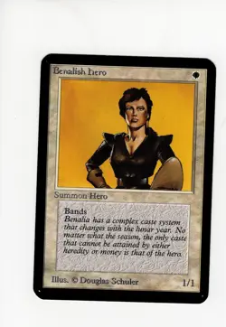 Benalish Hero Alpha LP MTG Magic the Gathering - Image 1