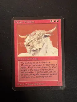 Hurloon Minotaur. LP. Alpha MTG. - Image 1