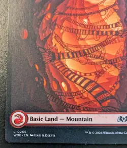 Mountain (Full Art) 0265 WOE Land Wilds Of Eldraine Magic: The Gathering - Image 4