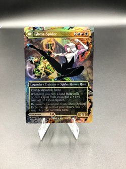 Gwen Stacy (0202) (Borderless) MTG Marvel's Spider-Man Foil (Near Mint) - Image 2