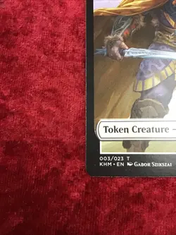 HUMAN WARRIOR ~ TOKEN CREATURE, #003/023, KALDHEIM, 2021 MTG - Image 5