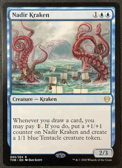MTG Theros: Beyond Death #55 Nadir Kraken NM - Image 1