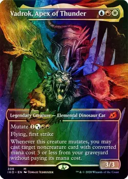 Vadrok, Apex of Thunder (Showcase) Ikoria: Lair of Behemoths NM Foil - Image 1
