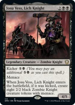 x1 Josu Vess, Lich Knight R MTG Commander: Dominaria United M/NM, English - Image 1