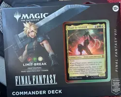 Magic the Gathering, Final Fantasy Commander Deck, Limit Break Cloud, Ex-Soldier - Image 1