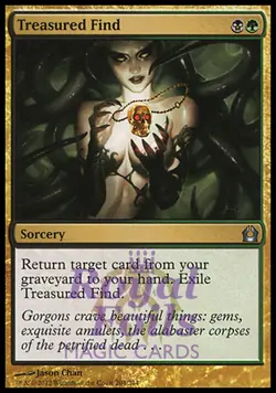 Treasured Find 1x FOIL RTR MTG Return to Ravnica Uncommon MINT black green - Image 1