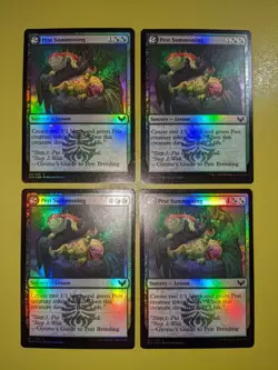 FOIL Pest Summoning x4 Strixhaven 4x Magic the Gathering MTG - Image 1