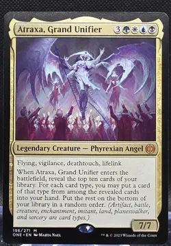 Atraxa, Grand Unifier #196 Phyrexia: All Will Be One Regular Mythic - Image 1