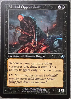 Morbid Opportunist (Uncommon - Retro) #388 Innistrad Remastered MTG Near Mint - Image 1