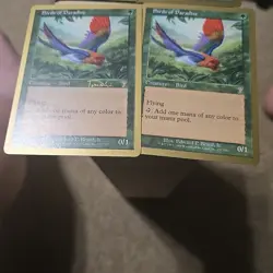Birds Of Paradise X4 Mtg Lot 7th Edition NM - Image 2