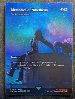 Memories of Nibelheim (Stroke of Midnight) - Foil - UB: Final Fantasy (MTG) - Image 1
