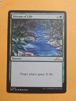 Stream of Life x1 - MTG 30th Anniversary Gold Border ENGLISH - Check My Store! - Image 1