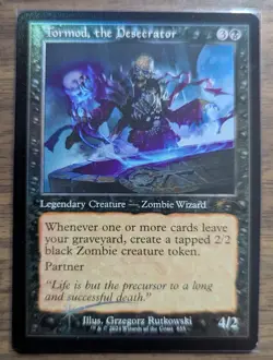 MTG Tormod, the Desecrator Retro Frame from Secret Lair Drop LP - Image 1