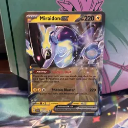 Pokemon Miraidon Ex Lot Scarlet And Violet Temporal Forces Black Star Promo - Image 2