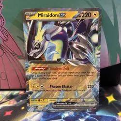 Pokemon Miraidon Ex Lot Scarlet And Violet Temporal Forces Black Star Promo - Image 4