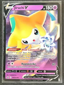 Jirachi V SWSH299 Black Star Promo (Standard Sized) Pokemon TCG Near Mint NM/LP - Image 1