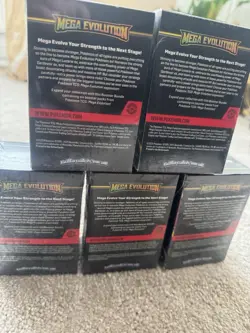 x5 Pokemon TCG: Mega Evolutions Booster Bundle (6 Pack) BRAND NEW SEALED ✅ - Image 5