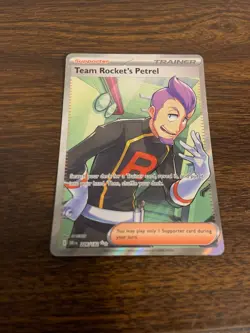 Pokemon TCG Team Rocket's Petrel 226/182 Full Art - NM Destined Rivals - Image 1
