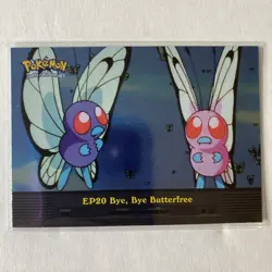 2000 Topps Pokemon Tv Animation Series 2 EP20 Bye, Bye Butterfree Holo NM/LP - Image 1