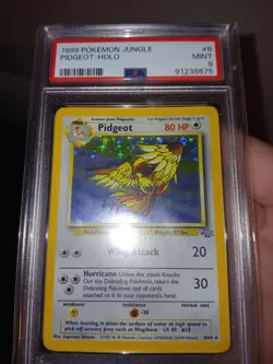 Pokemon TCG Pidgeot Jungle 8/64 Holo Unlimited Holo Rare - Image 1