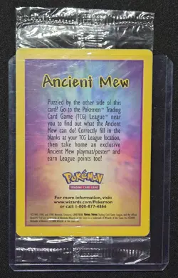 Ancient Mew Promo - Factory Sealed - Pokemon 2000 Movie - Image 1