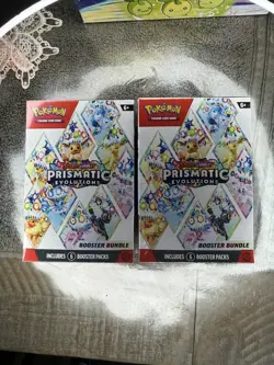 Pokemon TCG: Prismatic Evolutions - Booster Bundle - Lot of 2 - SEALED - Image 1
