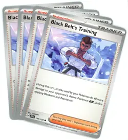 x4 Black Belt's Training - 145/159 - Journey Together - English - NM/M - Pokemon - Image 1