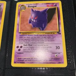 1999 Pokemon Fossil Gengar 20/62 NM/MT Condition - Image 3