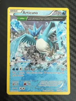 Pokemon TCG XY Roaring Skies Articuno 17/108 Full Art Non Holo Rare DMG - Image 1