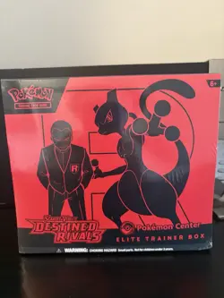Pokemon Destined Rivals Pokemon Center Exclusive ETB Elite Trainer Box - Image 1
