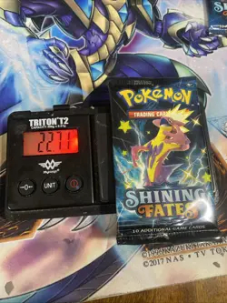 ULTRA HEAVY! 22.73G Pokemon TCG Shining Fates Booster Pack - Image 1